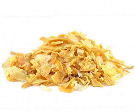 Купить лук сушеный резаный, жареный, порошок, лук порей, лук-резанец кольца оптом